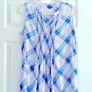 A.N.A Summer Babydoll Dress L…Blue Sherbert Tangerine 🍊